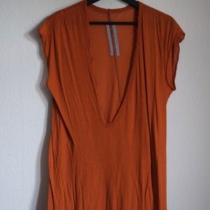 Rick Owens Tangerine Dylan Tank
